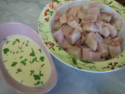 Image : recette Fondue à l'espadon et sa sauce au citron et au marsala