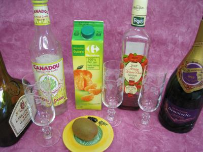 cocktail de Pâques au Champagne