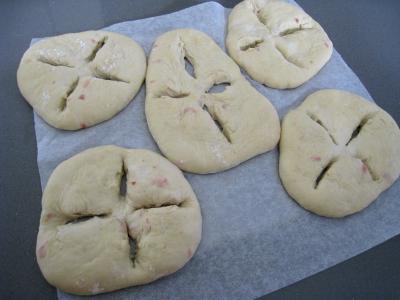 Fougassettes aux lardons - 10.1