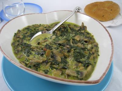 Image : recette Epinards à la crème