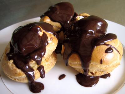 Recette Profiteroles au chocolat au wok