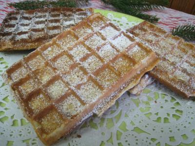 Photo : Gaufres au sucre
