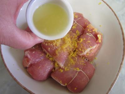 Recette Paupiettes au citron, aux cèpes et aux pommes