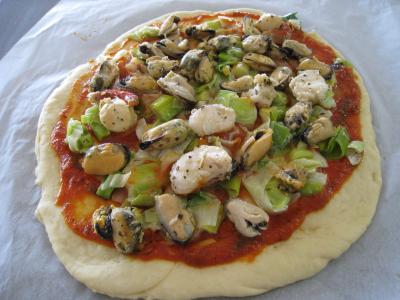 Pizza marinara aux moules à l'italienne - 17.3