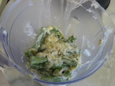 Crème d'asperges aux gésiers confits et magret à la landaise - 10.1