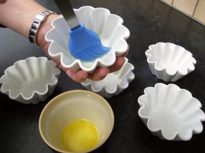 Recette Flans au Saint-Agur et aux noisettes
