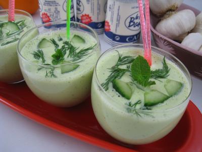 Recette Tzatziki ou Concombre au yaourt à la grecque (Tzaziki)