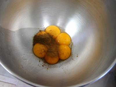 Gâteau au chocolat et son coulis de melon et pêches - 4.2