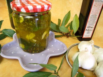 Image : recette Huile aromatique pour pizza