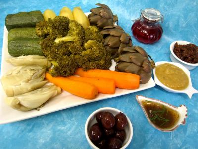 Recettes sans sel : Assortiment de légumes vapeur
