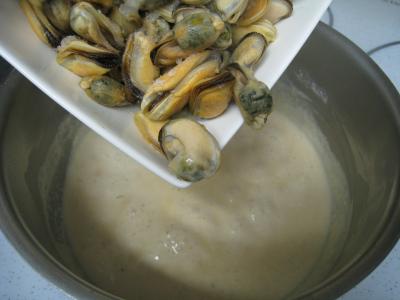 Moules crèmées aux haricots plats - 5.3