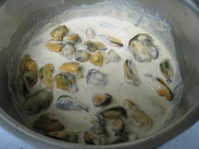 Moules crèmées aux haricots plats - 6.1