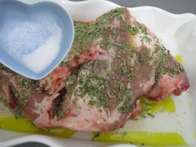 Epaule d'agneau et son nid de petits pois - 4.2
