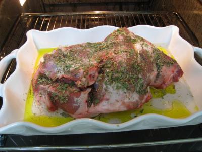 Epaule d'agneau et son nid de petits pois - 4.4