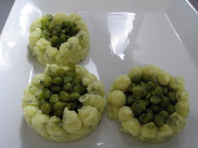 Recette Epaule d'agneau et son nid de petits pois