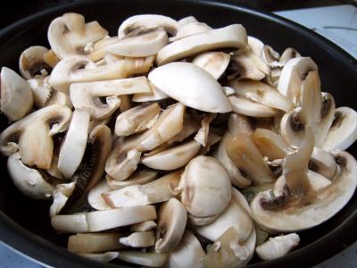 Pouding à la mozzarella et sa sauce aux champignons - 9.2
