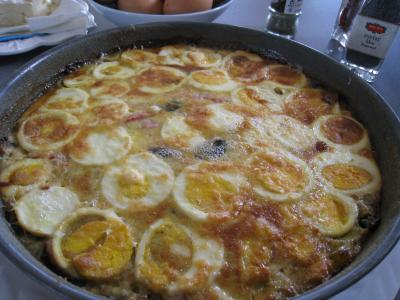 Recette Gratin de Pâques aux oeufs