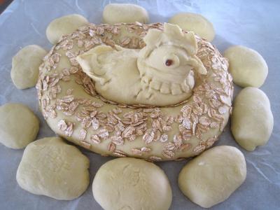 Recette Poule de Pâques et ses oeufs