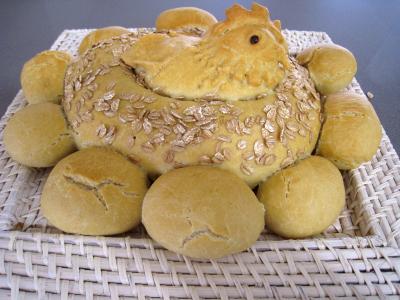 Image : recette Poule de Pâques et ses oeufs