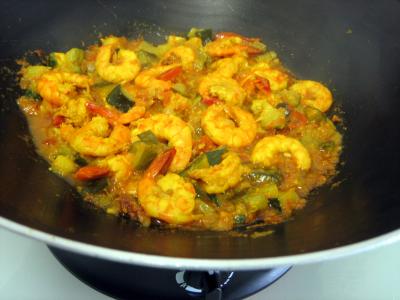 Recette Crevettes à la Réunionnaise