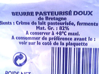 Beurre doux
