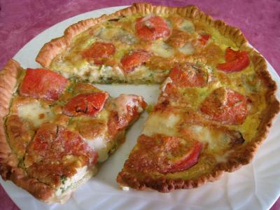 Recette Quiche aux tomates et au gorgonzola façon italienne