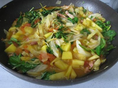 Brèdes cresson et mangue à la mauricienne - 10.1