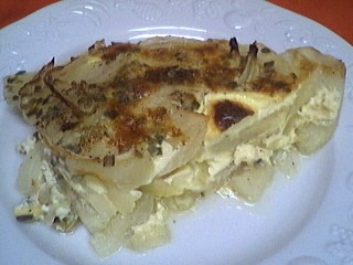 Recette Pommes de terre en gratin façon "Bayenne" 