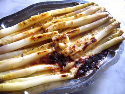 Cuisine diététique : Plat d'asperges en sabayon au marsala