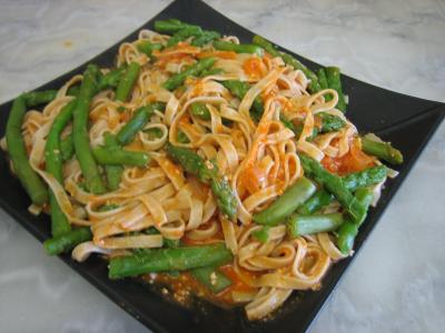 Tagliatelles aux asperges - 10.1