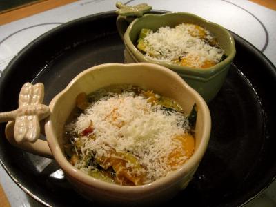 Sauté de légumes et ses oeufs au bain-marie - 11.1
