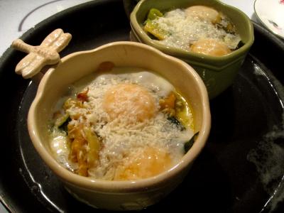 Sauté de légumes et ses oeufs au bain-marie - 12.1