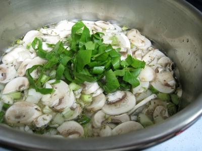 Recette Soupe de morue aux champignons