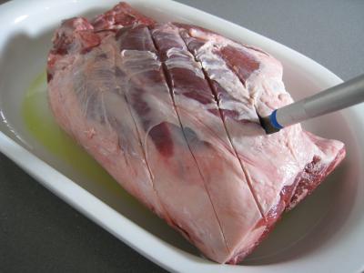 Gigot caramélisé au miel - 1.3