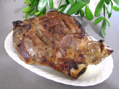 Pour débutants : Gigot caramélisé au miel