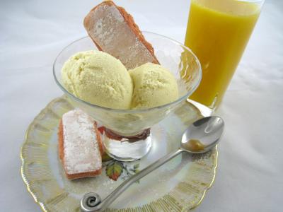 Photo : Coupe de glace à la vanille pour personnes diabétiques