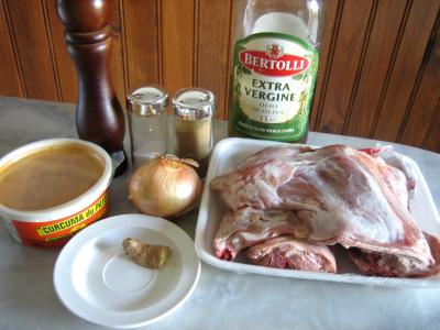 Ingrédients pour la recette : Epaule d'agneau aux épices à la façon indienne