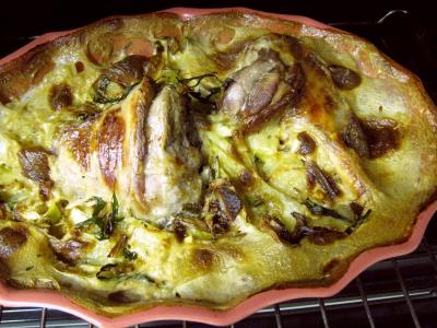 Recette Souris d'agneau aux pommes de terre et aux oignons
