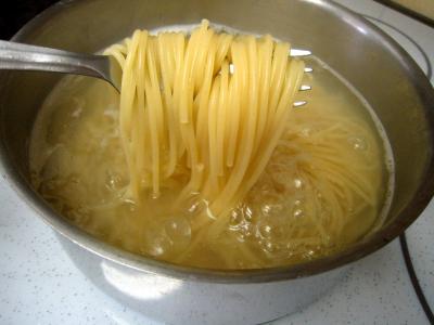Recette Spaghettis aux courgettes