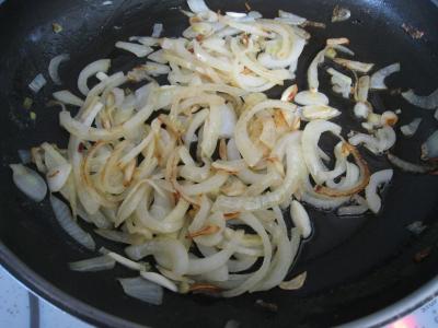 Sauté d'asperges aux oignons et poivron - 6.1