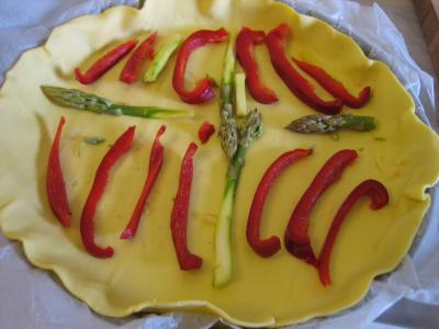 Tarte aux asperges poivron et jambon - 8.1