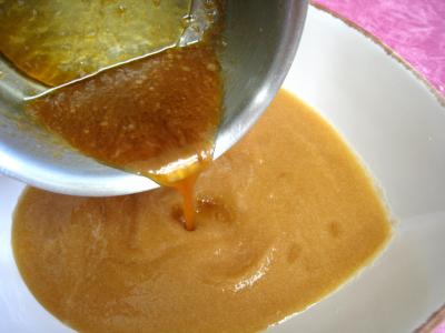 Tarte pascale au café et son coulis de poires - 12.3