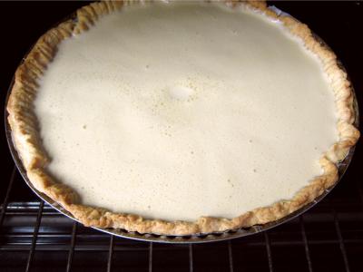 Tarte pascale au café et son coulis de poires - 6.4