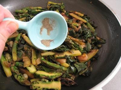 Sauté d'asperges, de chou et d'ognasses - 7.3