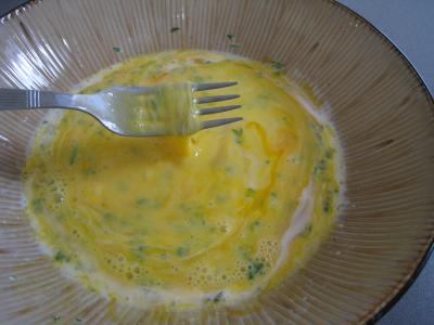 Omelette d'asperges au chou et aux ognasses - 8.4