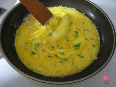 Omelette d'asperges au chou et aux ognasses - 9.2