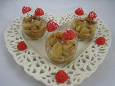 Verrines de poires