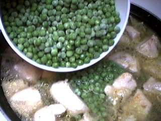 Recette Dinde aux petits pois