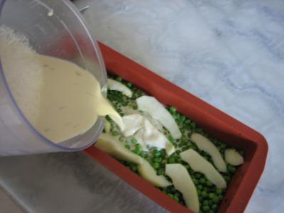Clafoutis aux petits pois et aux poires - 8.2