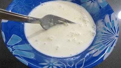 Fèves crèmées aux lardons - 6.2